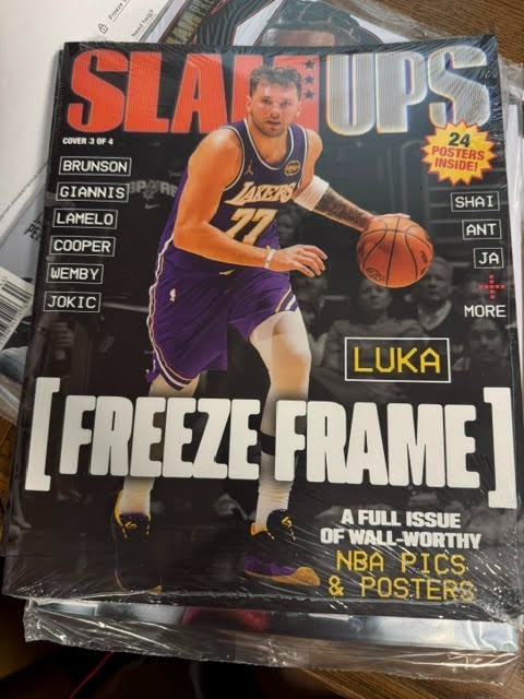 2026 Luka Doncic Los Angeles Lakers SLAM Magazine SlamUps Special Newsstand