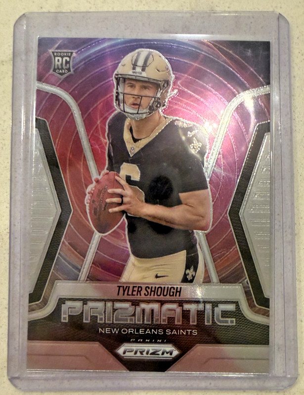 2025 Panini Prizm Prizmatic Silver Tyler Shough RC Rookie Silver Prizm #16 Saint