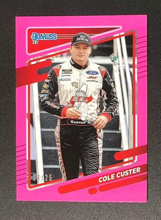 2022 DONRUSS PINK VARIATION # 121 Cole Custer 24 / 25 Pink