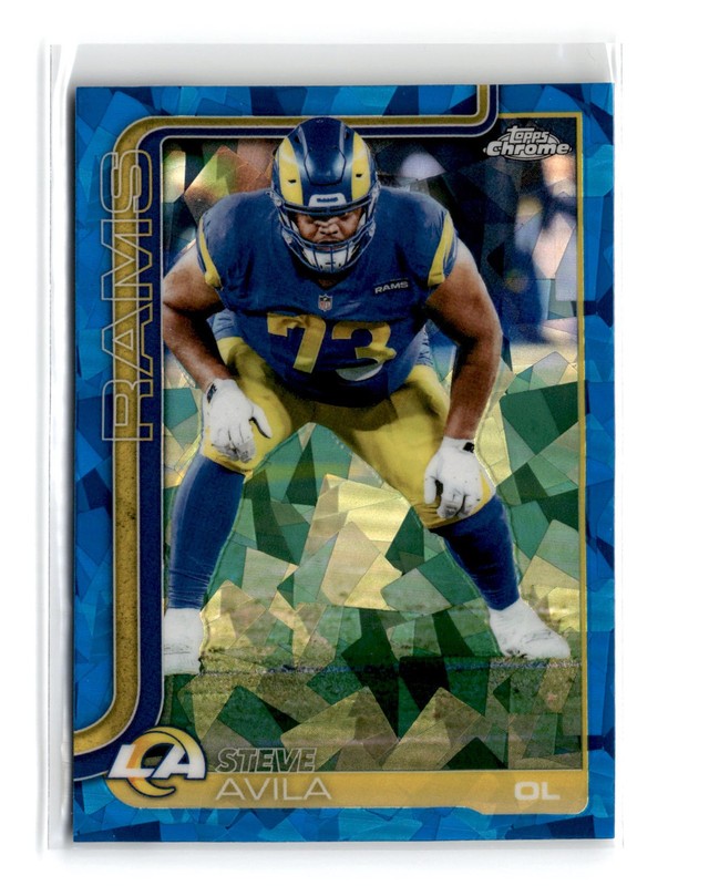 Steve Avila 2025 Topps Chrome Sapphire Edition #170 Los Angeles Rams