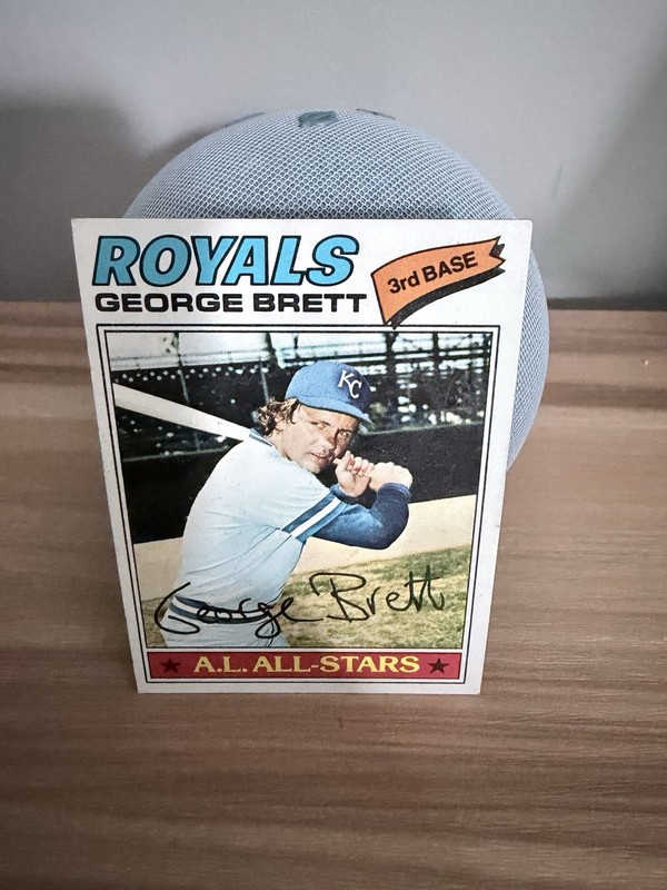 1977 Topps Baseball – Kansas City Royals – AL All-Stars- George Brett #580