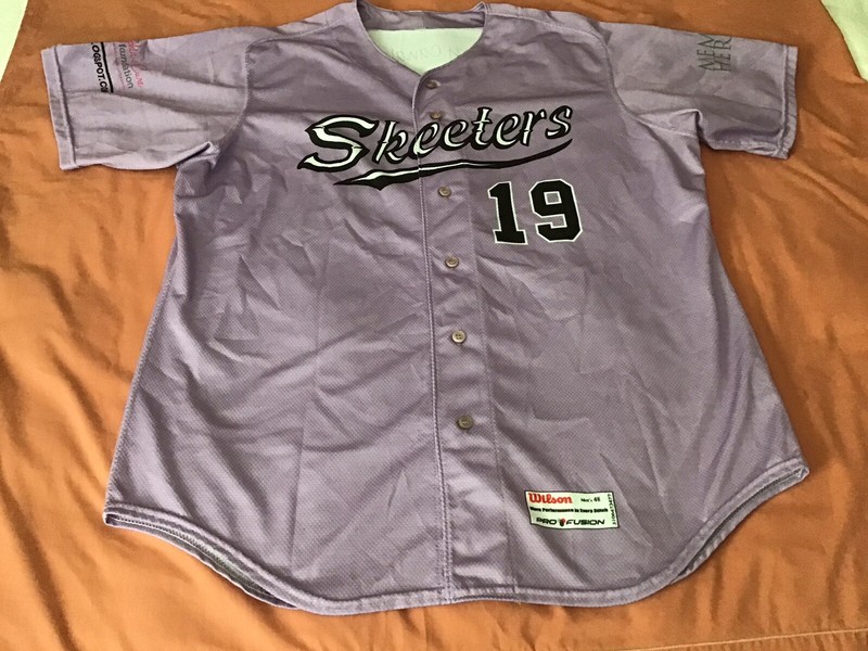 WILSON SUGARLAND SKEETERS “SOPHIA’S CURE FOUNDATION” #19 PROMO JERSEY XL. EUC