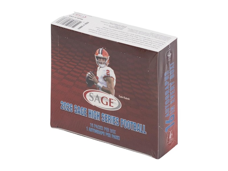 2026 SAGE HIGH SERIES FOOTBALL HOBBY BOX gallery