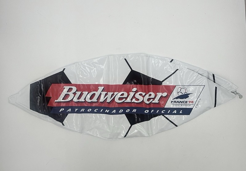 France 98 World Cup Budweiser Promo Soccer Ball Vintage 1994 Inflatable NEW!