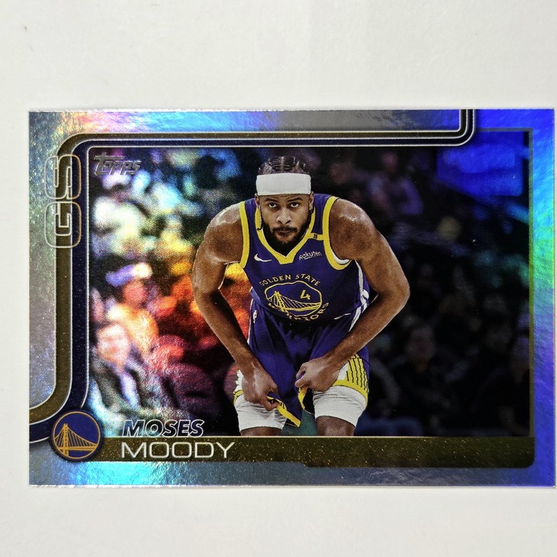 2025-26 Topps – Moses Moody #140 Rainbow Foilboard
