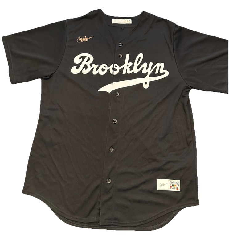 Nike Jackie Robinson Brooklyn Dodgers Black MLB Player Jersey Men’s