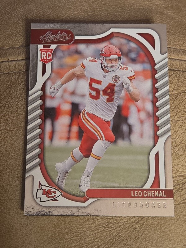 2022 Panini Absolute Leo Chenal #183 RC Kansas City Chiefs