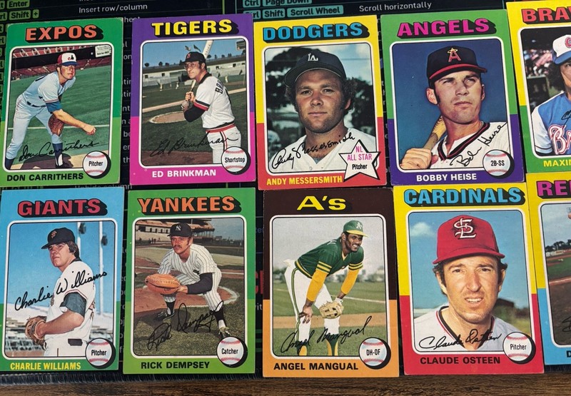 1975 Topps Baseball U-Pick #401-550 VG/VG+ Free Shipping on 3+ Items!