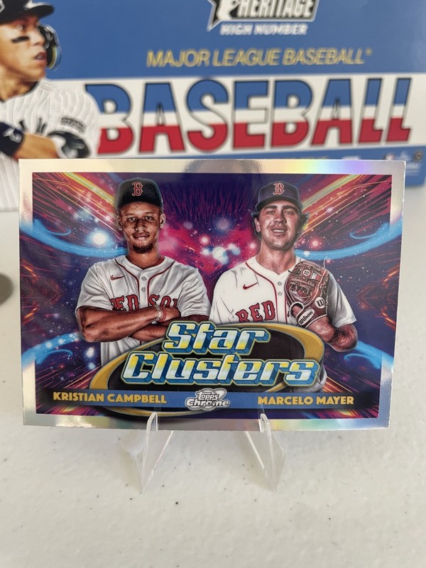 2025 Topps Cosmic Chrome – Star Clusters Marcelo Mayer, Kristian Campbell #DSC-5