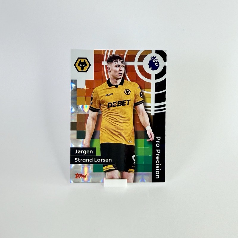2025-26 Topps EPL Pro Precision Jorgen Strand Larsen Soccer #418