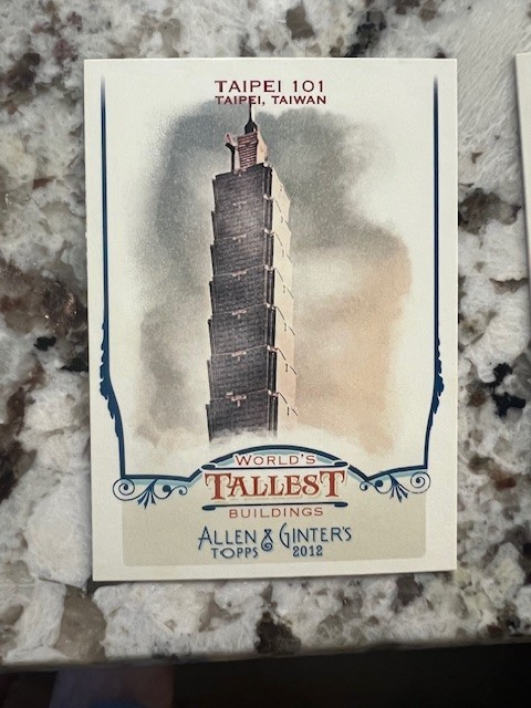 2012 TOPPS ALLEN & GINTER WORLDS TALLEST BUILDINGS INSERT CARD #s WTB1-10 PICK