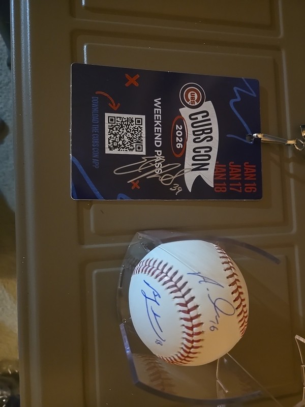 Ben Zobrist Signed Auto 2016 WS MVP Beckett BAS COA Plus Bonus