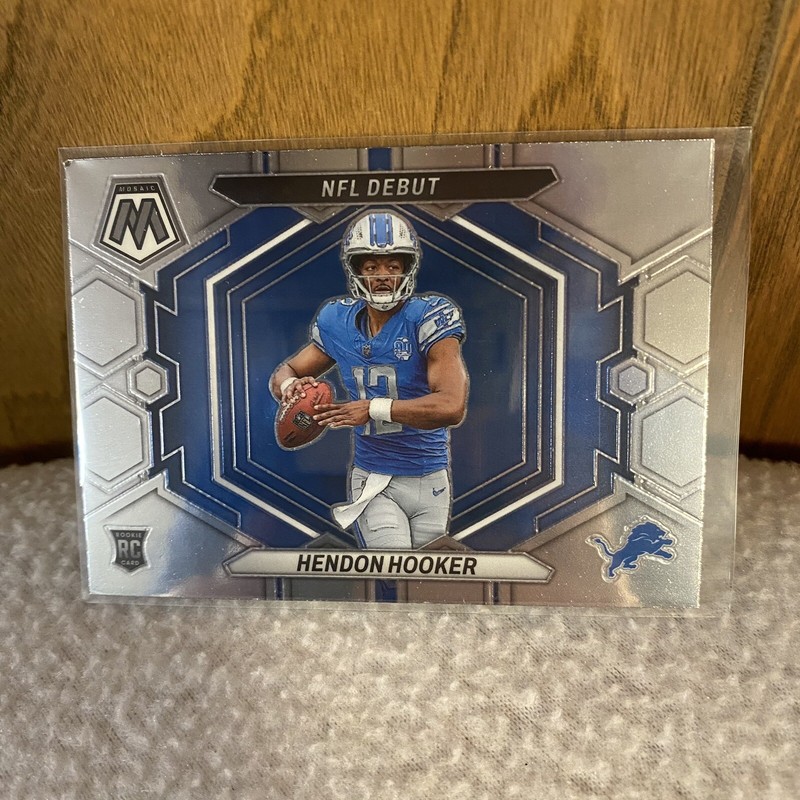 HENDON HOOKER 2023 Mosaic NFL Debut RC Detroit Lions #ND-1