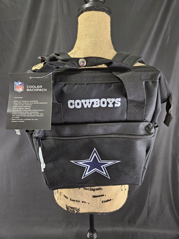 Dallas Cowboys NFL Cooler Backpack Picnic Tailgate Insulated 15 Can Capacity New