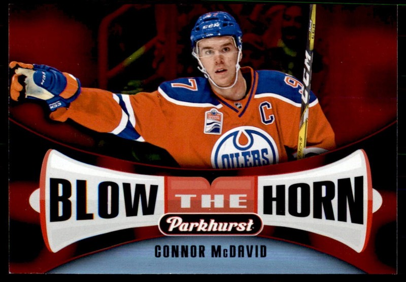 2017-18 Parkhurst #BH-1 Connor McDavid Blow the Horn