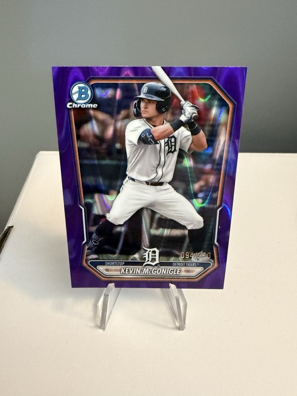 2026 Bowman – Kevin McGonigle #BP-145 Purple Lava Refractor /250