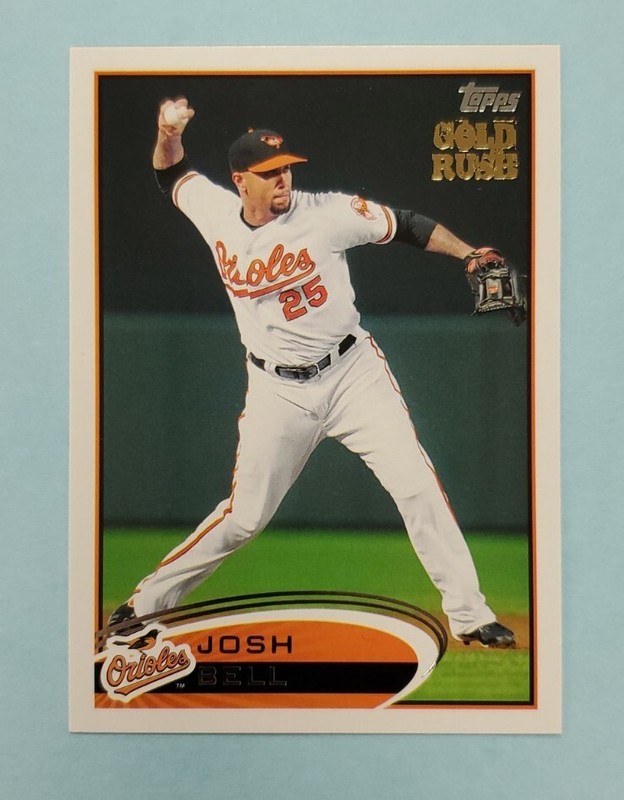 2012 Topps Josh Bell Gold Rush Stamped Promo #121 Card