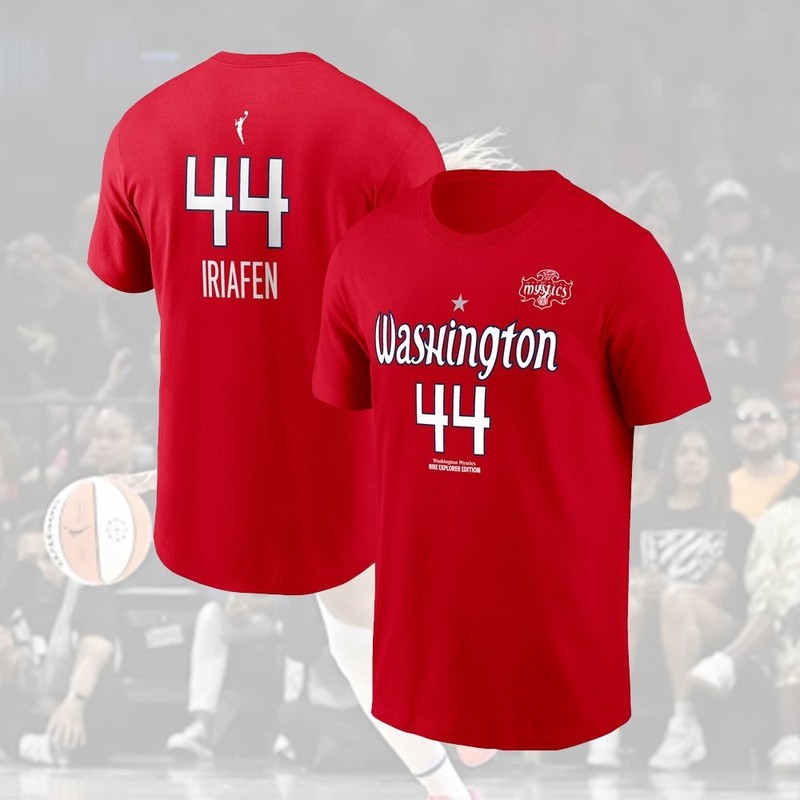 SALE 30% – Kiki Iriafen #44 Washington Mystics 2025 Player Name & Number For Fan