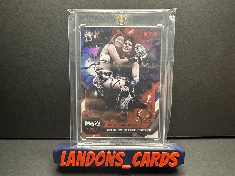 IYO SKY / Rhea Ripley – 2026 WWE Topps NOW – Card 3 Stranger Things SP