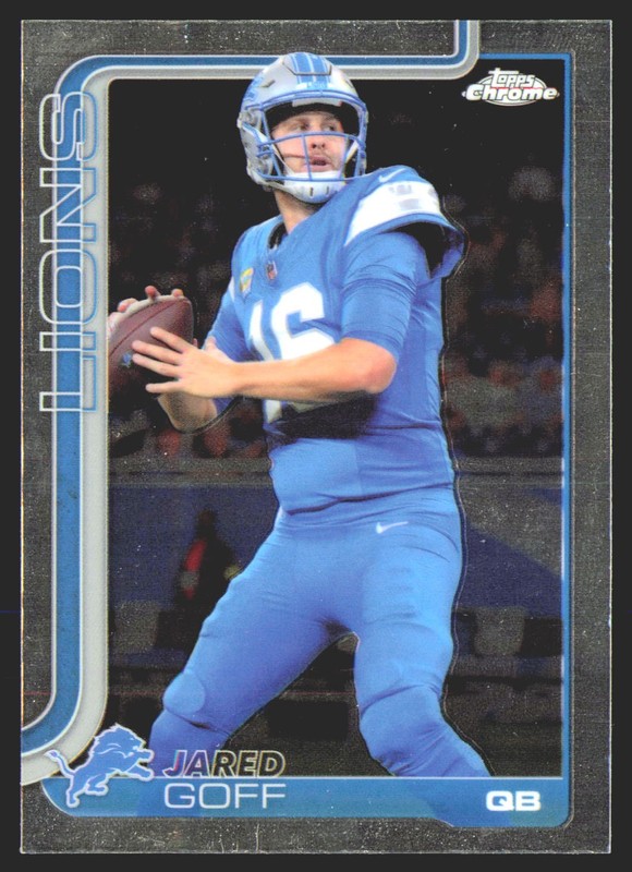 2025 Topps Chrome Jared Goff #102 Detroit Lions