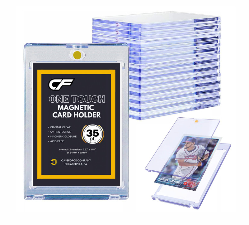 CF Magnetic Card Holder One Touch Case for Trading & Sports Cards All Pt. Sizes