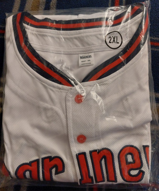 2026 Gonzaga University Bulldogs Jersey 2XL Size Seattle Mariners 5/30 In Hand