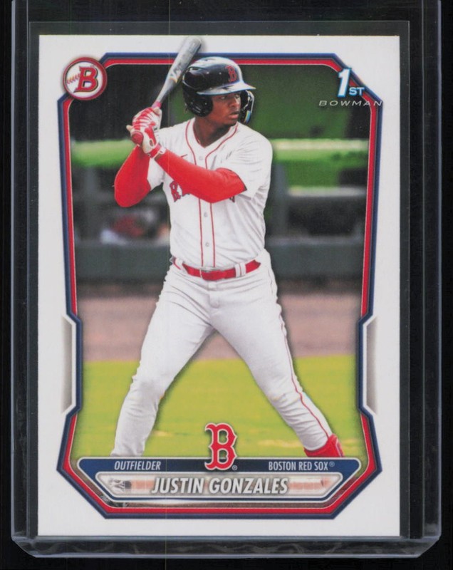 #BP-141 2026 Bowman Justin Gonzales Prospects Boston Red Sox