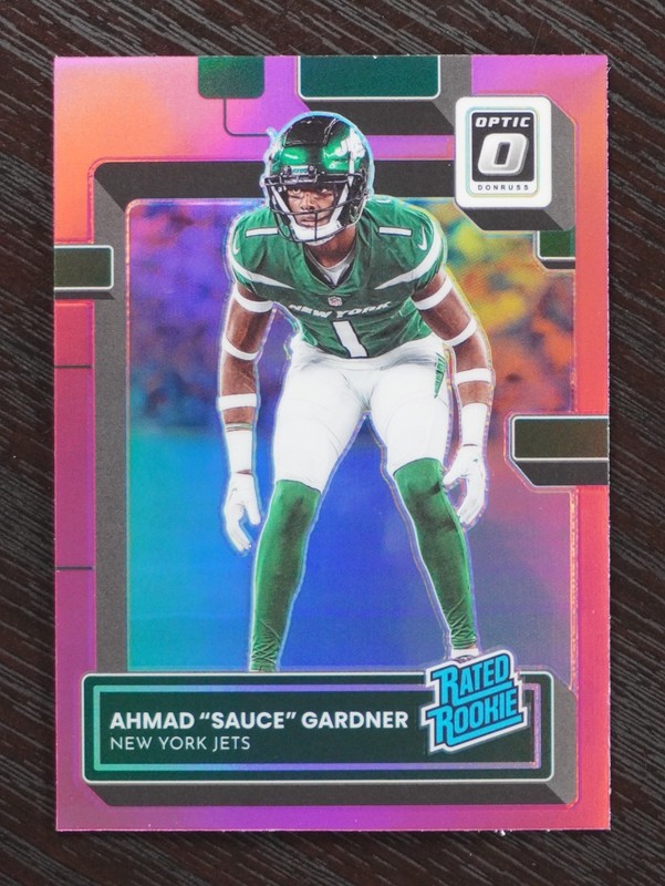 Ahmad Sauce Gardner 2022 Panini Donruss Optic Rated Rookie Pink Prizm #228