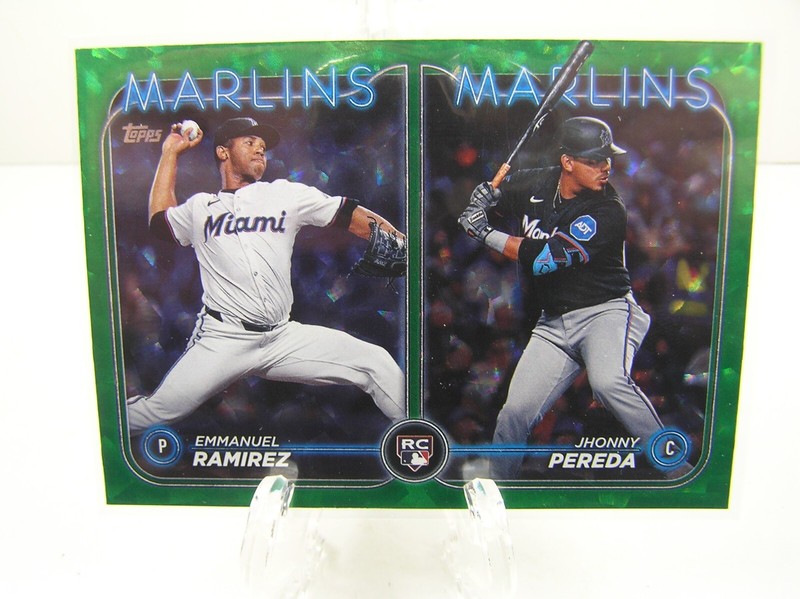 Topps 2024 Update Baseball Card #US185 Emmanuel Ramirez Jhonny Pereda Green Foil