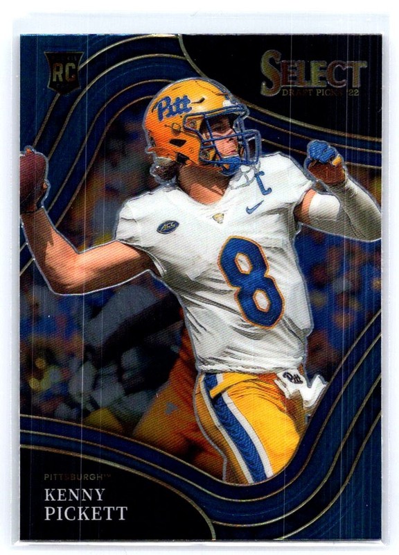 2022 Panini Select Draft Picks #121 Kenny Pickett Blue (Retail Base)