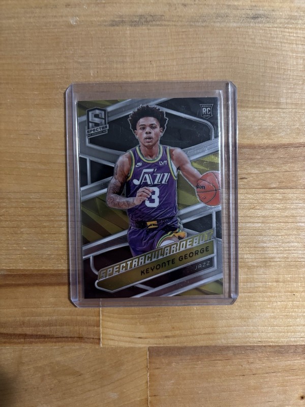 2023-24 KEYONTE GEORGE PANINI SPECTRA ROOKIE RC #182 SPECTRACULAR DEBUT