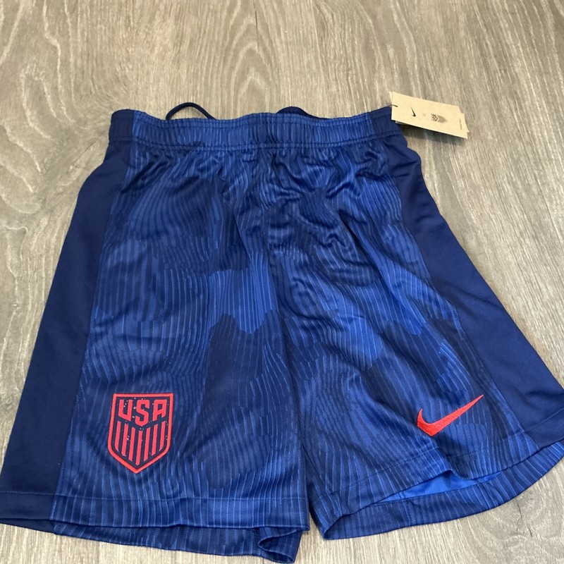 Nike USMNT USA Soccer Dri-Fit Shorts DR4668-406 Blue Slim Fit Men’s Size: XL