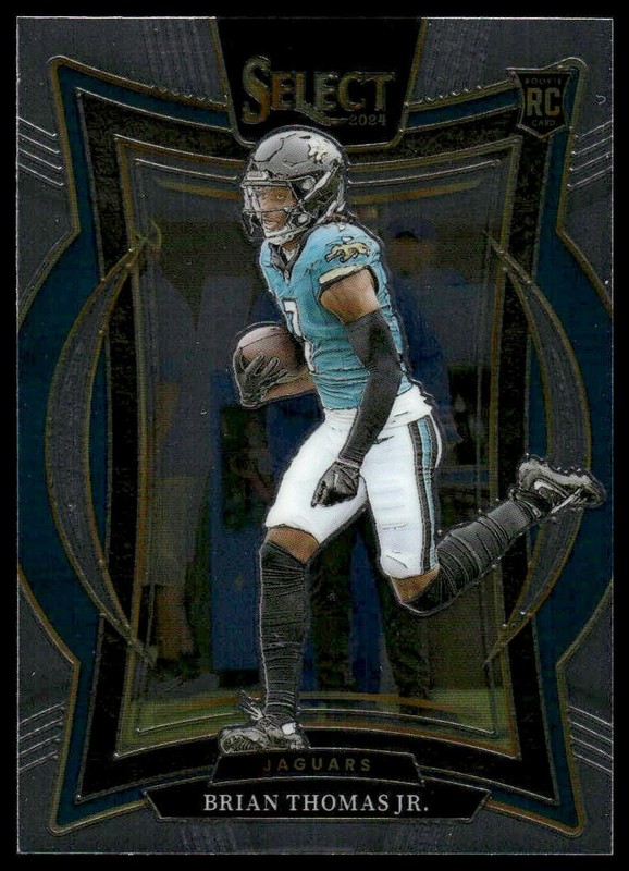 Brian Thomas Jr. Rookie RC 2024 Panini Select #91 Jacksonville Jaguars
