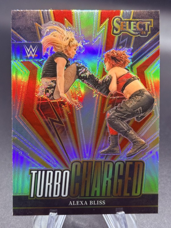 2024 Panini Select WWE #19 Alexa Bliss Turbo Charged Silver Prizm Parallel
