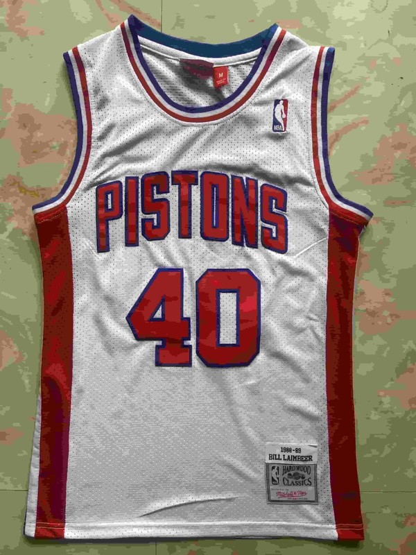 Bill Laimbeer Detroit Pistons Basketball Jersey – NWT – Multiple Sizes