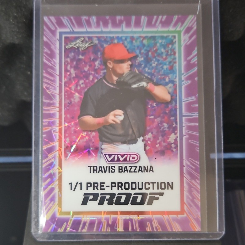 Leaf 2025 Vivid Travis Bazzana #BA-TB1 Pre-Production Proof 1/1