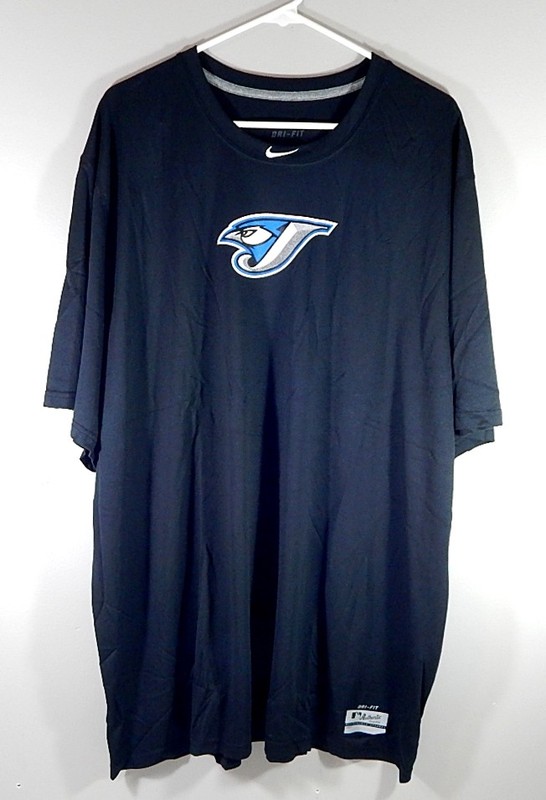 Toronto Blue Jays Nike Dri Fit Team Issued Warm Up Shirt New XXL Black