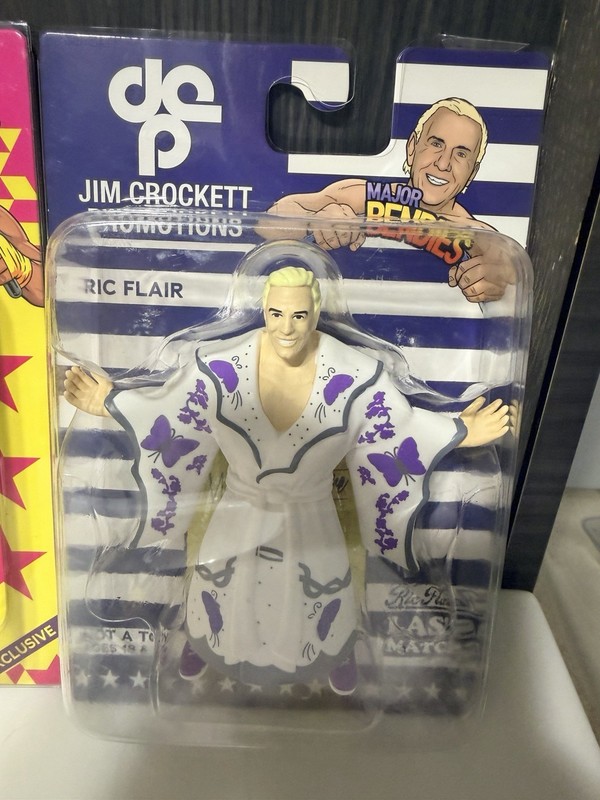 Major Bendies Macho Man, Ric Flair Last Match, Jeff Jarret Figure Lot (3) WWF gallery
