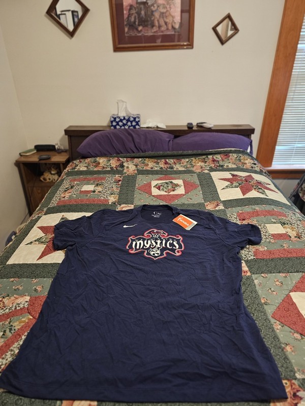 WASHINGTON MYSTICS WNBA NAVY BLUE T-SHIRT SIZE 3XL BRAND NEW WITH FACTORY TAGS