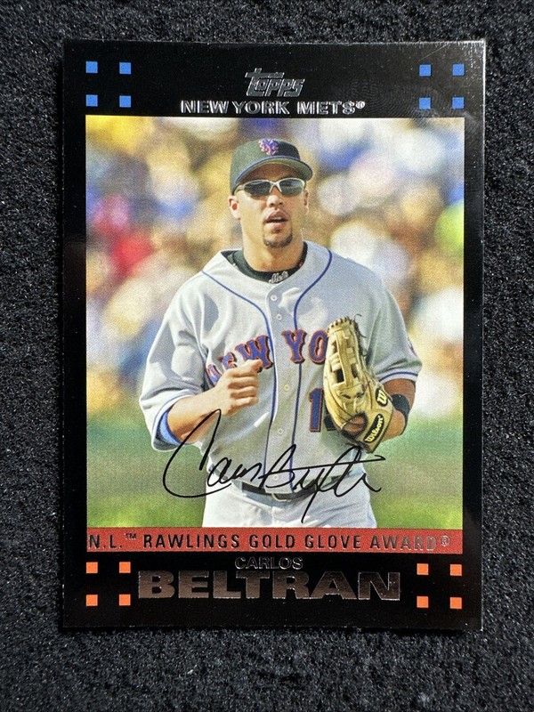 CARLOS BELTRAN #312 2007 Topps Baseball QTY New York Mets