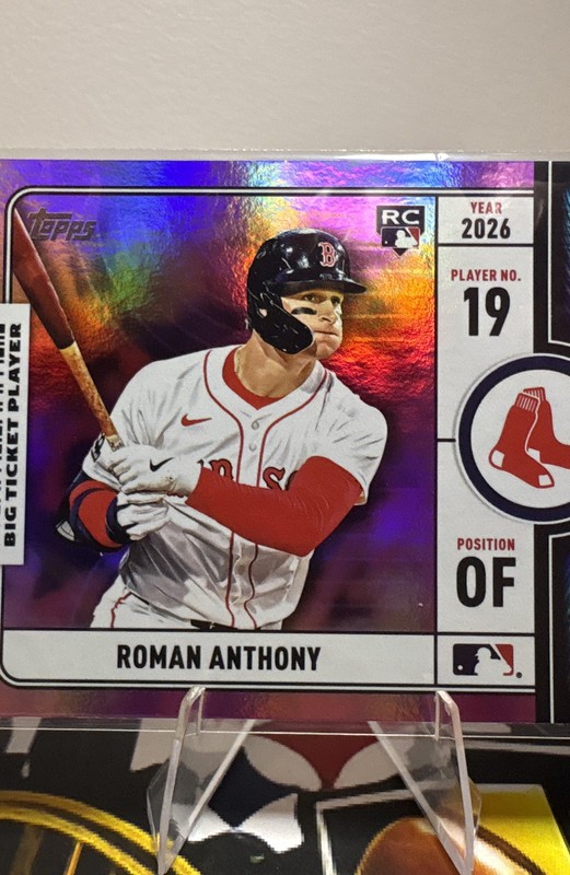 2026 Topps Series 1 – Big Ticket Players Roman Anthony #BTP-23 Pink Foil (RC)