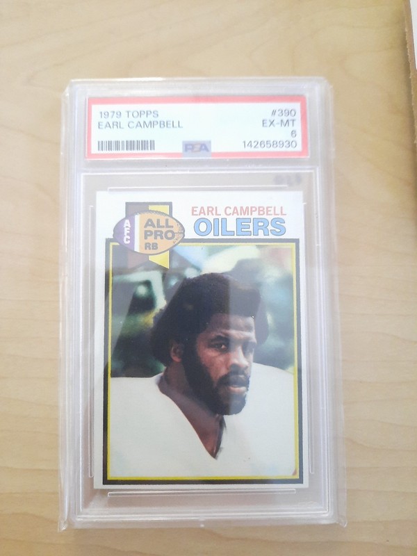 1979 Topps – Earl Campbell #390 (RC) Oilers Rookie HOF
