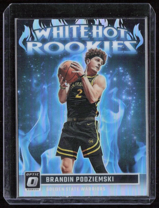 2023-24 Donruss Optic #14 Brandin Podziemski White Hot Rookies Holo