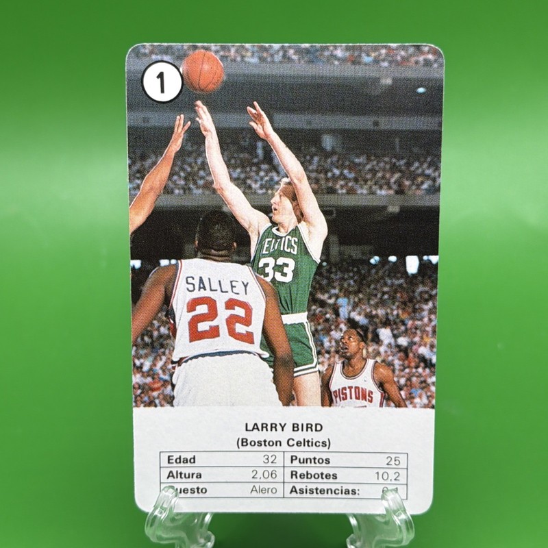1988 LARRY BIRD Fournier NBA Estrellas Set-Break # 1 NM-MT OR MINT GRADABLE