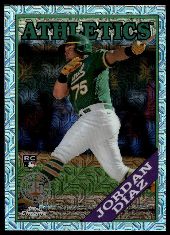 2023 Topps #2T88C-37 Jordan Díaz 1988 Topps Baseball 35th Anniversary Chrome