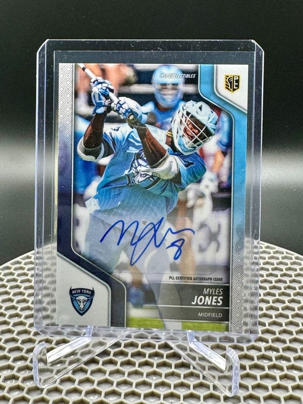 2024 Premier Lacrosse League PLL Myles Jones Autograph #53