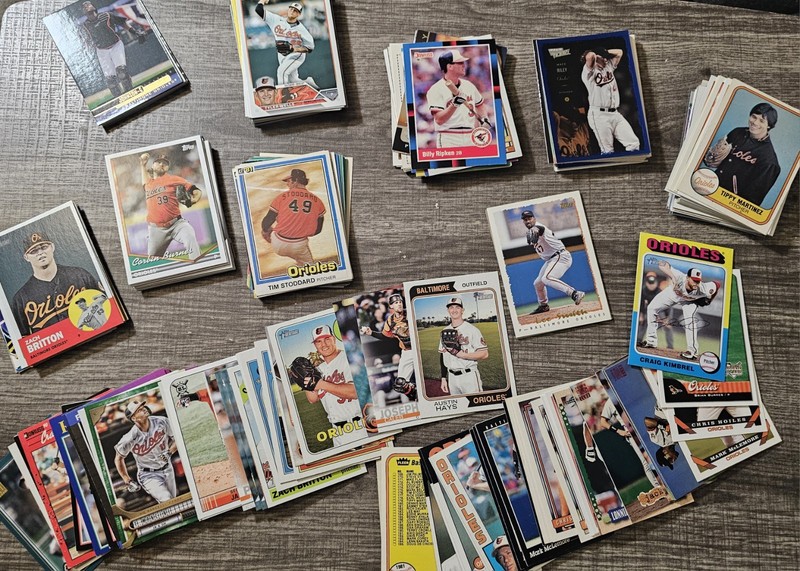 Baltimore Orioles 25 Card lots All different Various years Stars Rookies & more