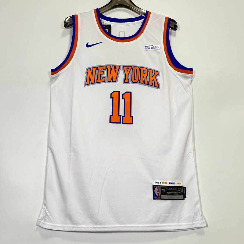Jalen Brunson #11 White Stitched Jersey, Men’s Size
