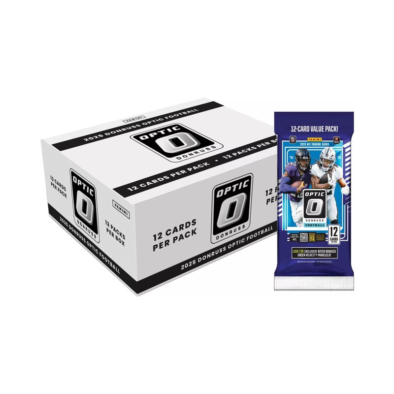 2025 Panini Donruss Optic Football Fat Pack Value Box | Sealed | Volume Discount