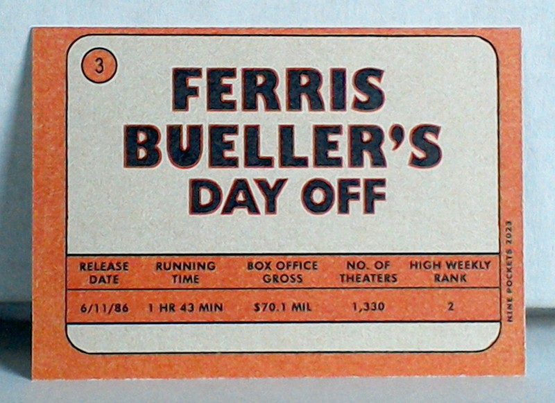 1980s Film Stars: Ferris Bueller | Custom-Designed Art Card #3 of 6 gallery